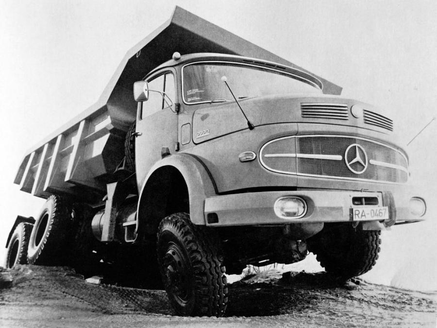  Mercedes-Benz LAK 2220 Meiller Hinterkipper (Br.343) 1964 года  (фото 2 из 4)